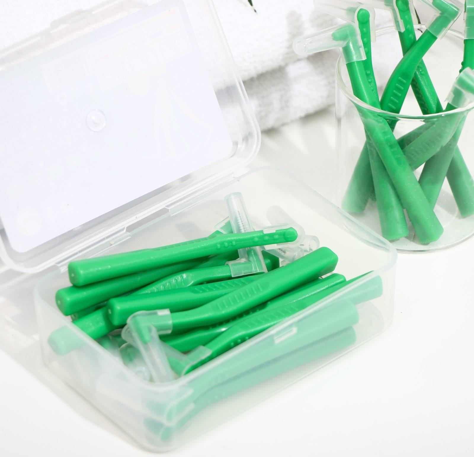 Ершики для брекетов и зубов, набор 20 шт., 0.8 мм