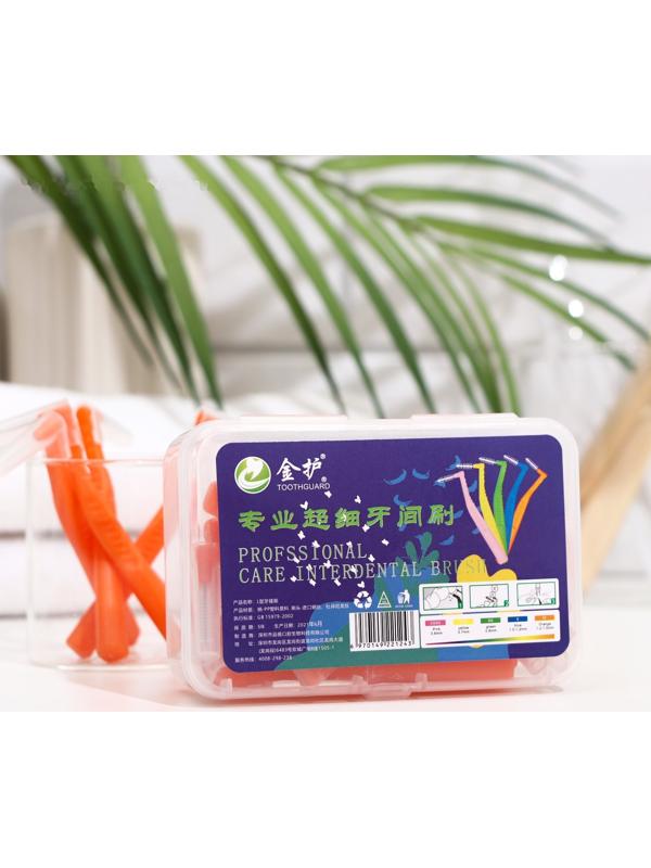 Ершики для брекетов и зубов, набор 20 шт., 1.2 - 1.5 мм