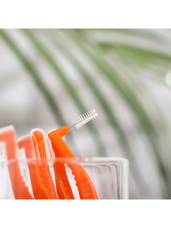 Ершики для брекетов и зубов, набор 20 шт., 1.2 - 1.5 мм