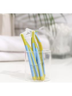 Ершики для брекетов и зубов, набор 5 шт., 1.0 - 1.2 мм