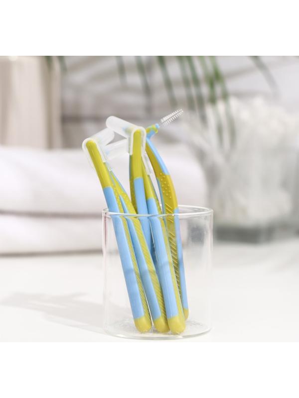 Ершики для брекетов и зубов, набор 5 шт., 1.0 - 1.2 мм