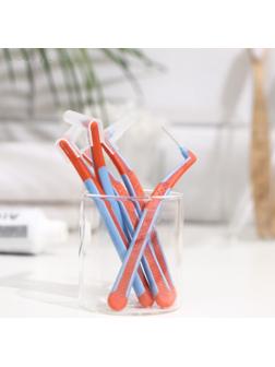 Ершики для брекетов и зубов, набор 5 шт., 1.2 - 1.5 мм; цвет - микс