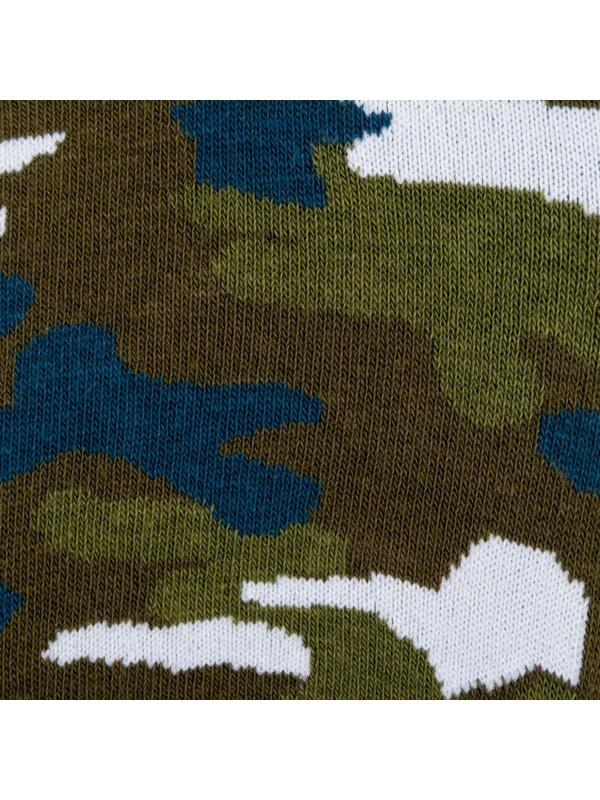 Носки MINAKU «Камуфляж», цвет хаки, размер 38-41 (25-27 см)