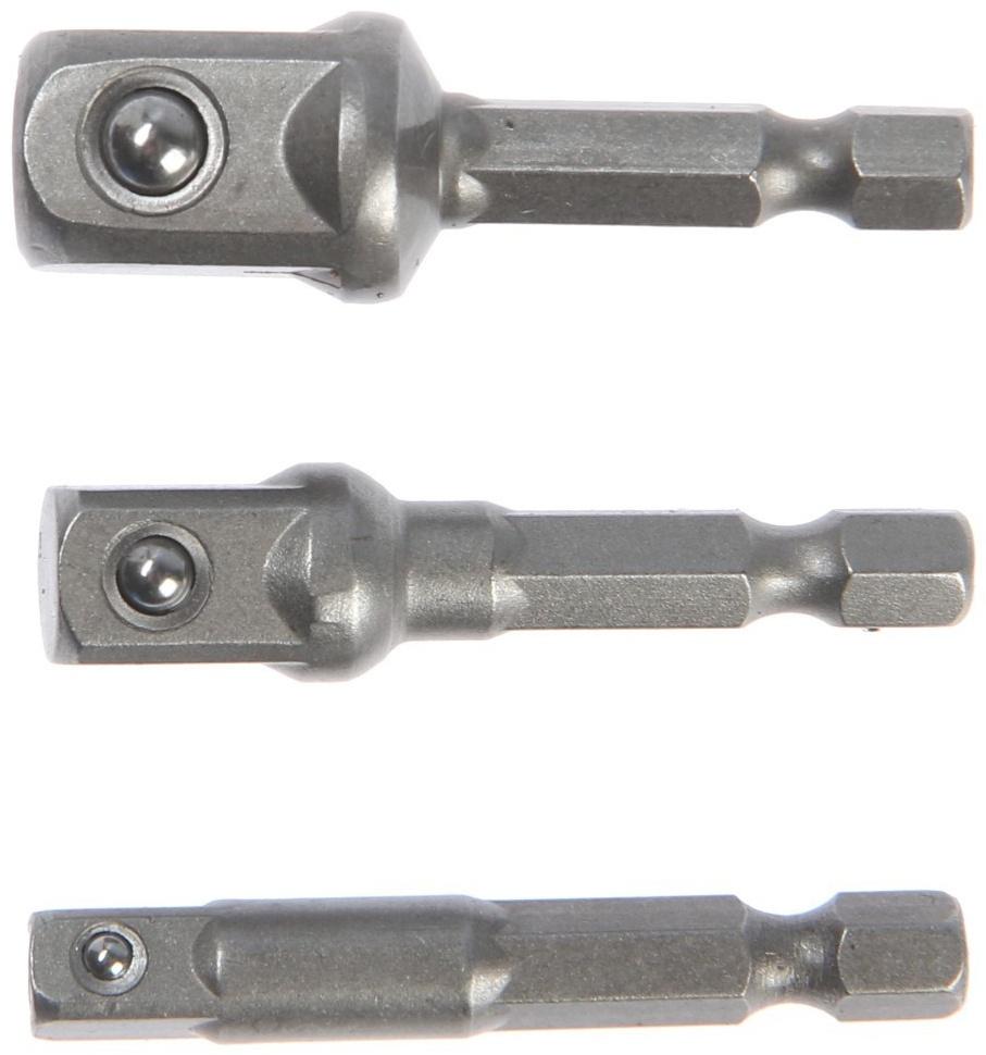 Набор адаптеров для торцевых головок ТУНДРА, короткие, 1/2, 3/8 и 1/4