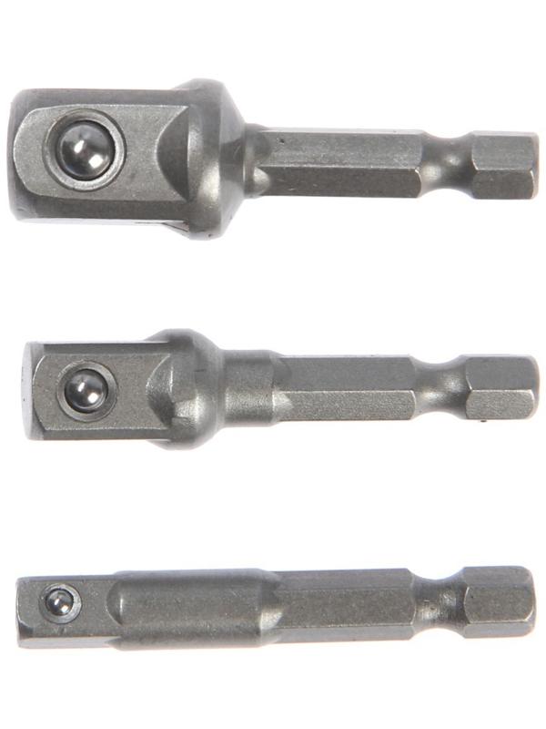 Набор адаптеров для торцевых головок ТУНДРА, короткие, 1/2, 3/8 и 1/4