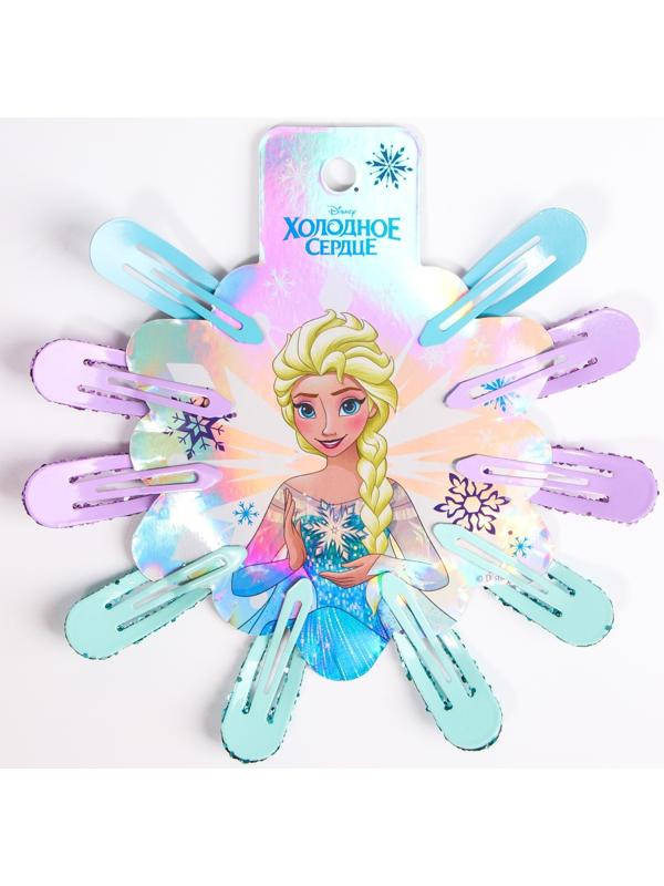 Набор заколок, 10 шт, бирюзовый 