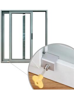 Замок блокирующий для окон ТУНДРА  3х1.7х2.3, нержавеющая сталь