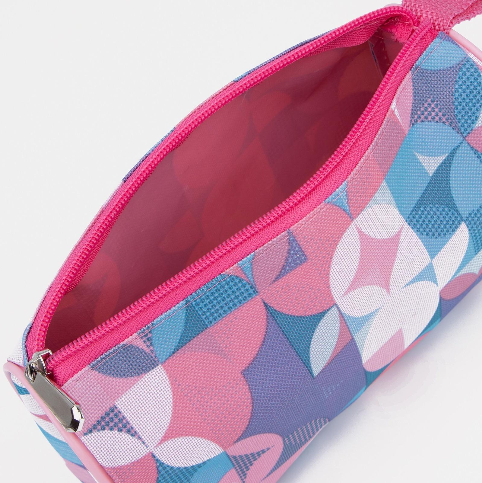 Косметичка на молнии, цвет розовый
