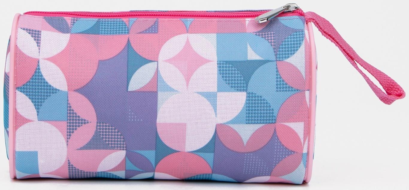 Косметичка на молнии, цвет розовый