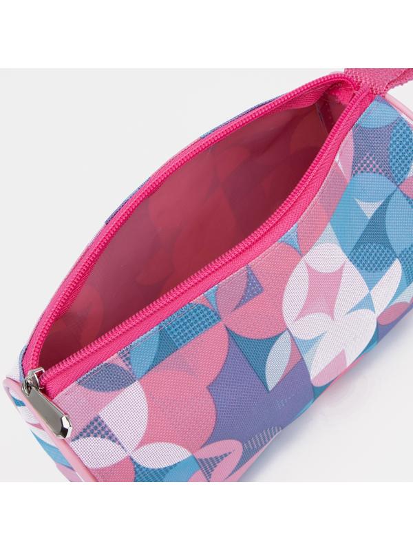 Косметичка на молнии, цвет розовый