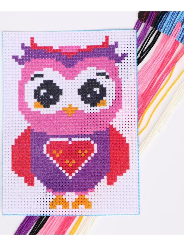 Вышивка крестиком «Сова», 14х10 см