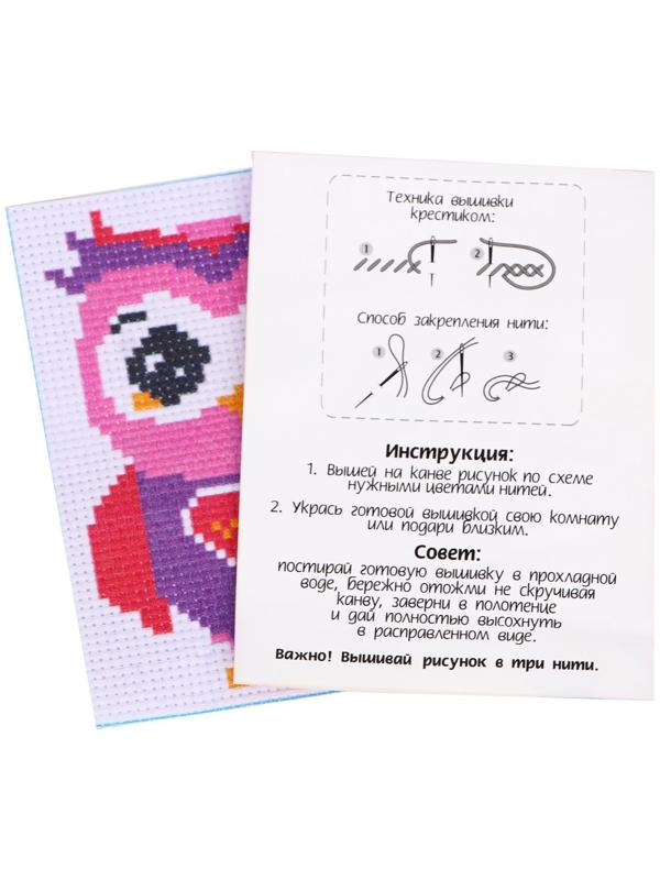 Вышивка крестиком «Сова», 14х10 см