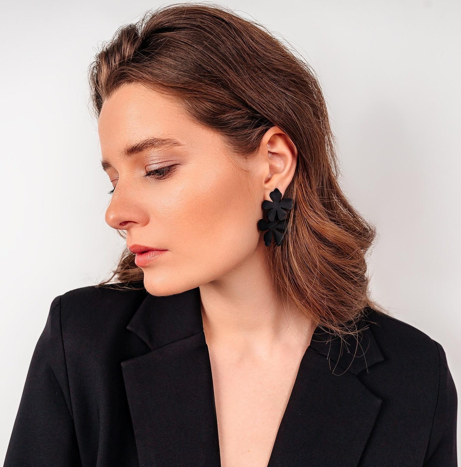 Серьги металл 