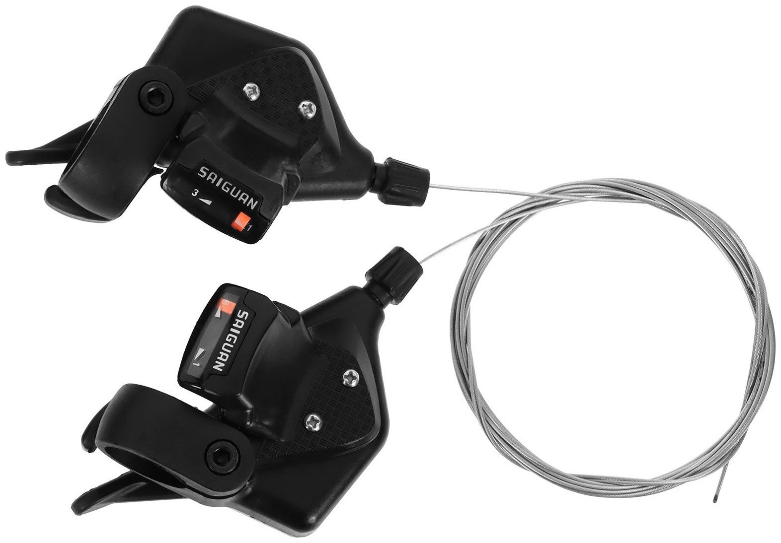 Комплект шифтеров Saiguan KD-70-3SI/6SI, правый+левый 3х6 ск