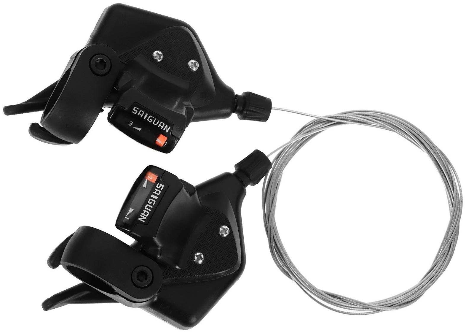Комплект шифтеров Saiguan KD-70-3SI/7SI, правый+левый 3х7 ск