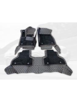 Коврики модельные 5D для Hyundai Sonata с 2014-2019, черно-бежевые