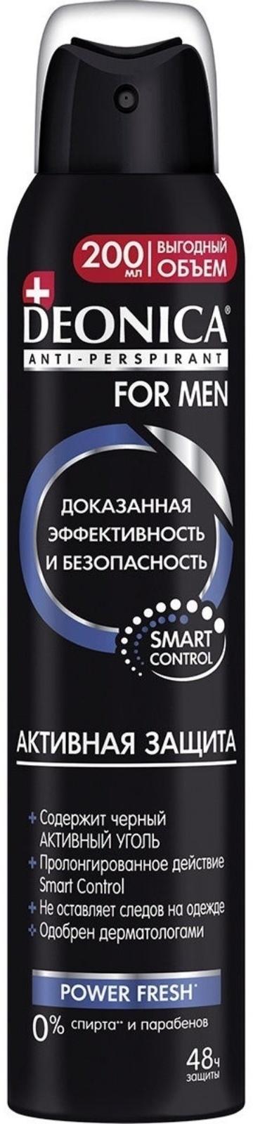 Антиперспирант Deonica for Men «Активная защита», аэрозоль, 200 мл