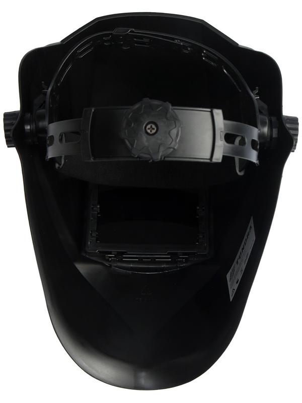 Маска сварщика ТУНДРА Ф0, 110х90 мм, DIN 10, ударопрочный, термостойкий полипропилен