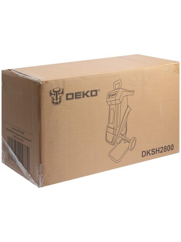 Измельчитель садовый электрический DEKO DKSH2800, 2800 Вт, max d=39 мм