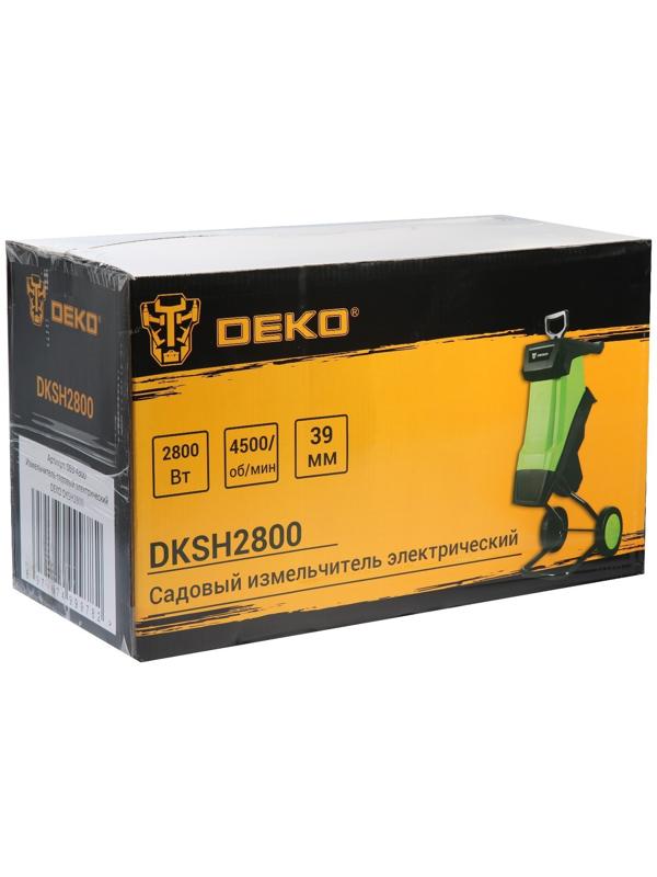 Измельчитель садовый электрический DEKO DKSH2800, 2800 Вт, max d=39 мм