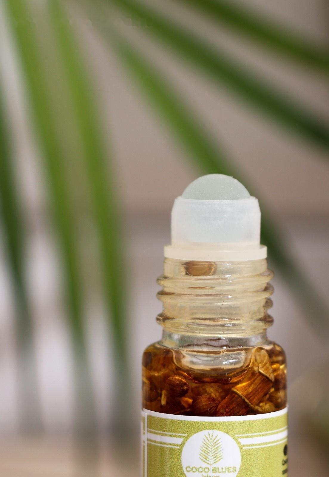 Жидкий травяной бальзам от головной боли и тошноты Coco Blues 