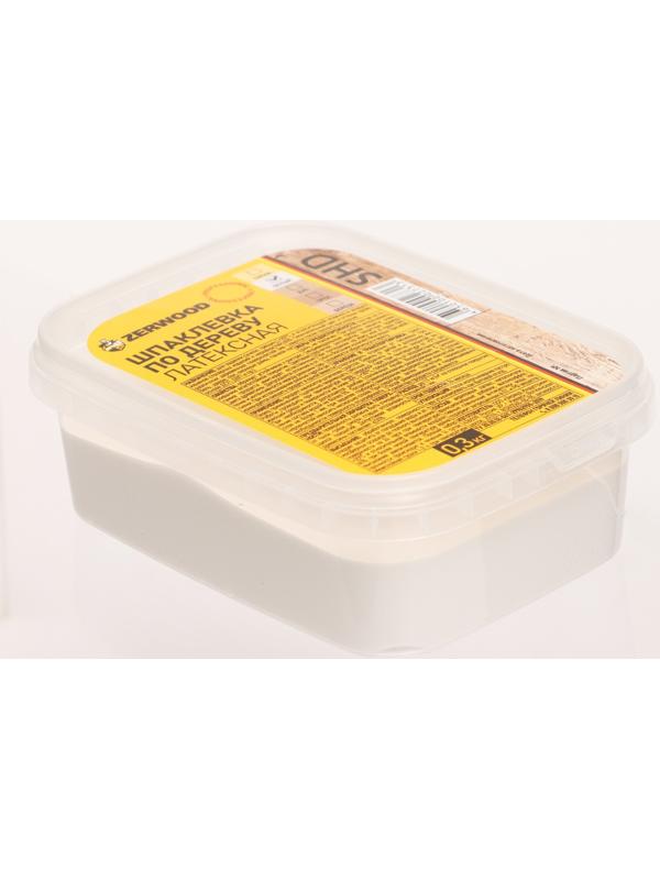 Шпаклевка ZERWOOD SHD по дереву латексная белая  0,3кг