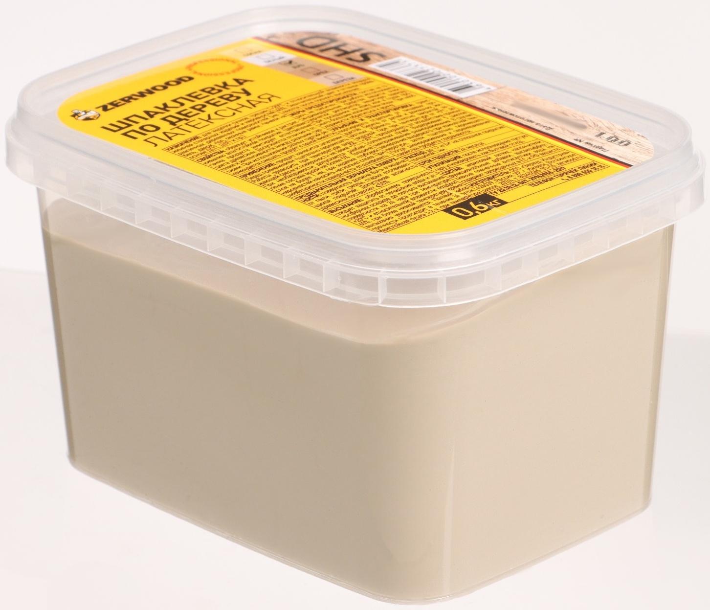 Шпаклевка ZERWOOD SHD по дереву латексная дуб  0,6кг