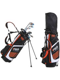 Сумка для гольфа PGM GOLF MASTERS, 14 отверстий 21х26 см, с подставкой, оранжевый