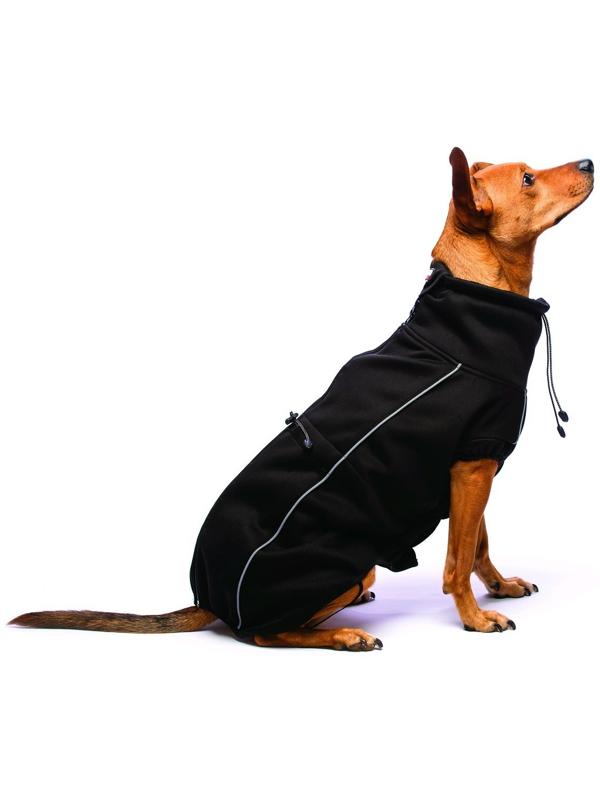 Флисовая куртка Dog Gone Smart Olympia Softshell Puffy, р 22, чёрная