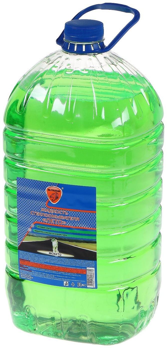 Жидкость стеклоомывателя Элтранс ЛЕТО, Мохито, 5 л EL-0106.05