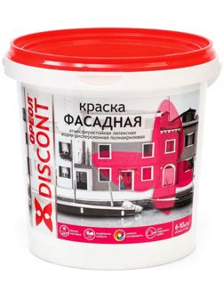 Краска акриловая фасадная ОРЕОЛ Дисконт 1,5 кг