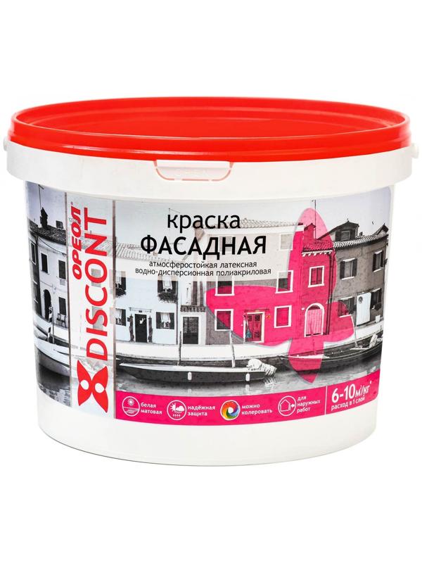 Краска водно-дисперсионная  Ореол для наружных работ 3 кг