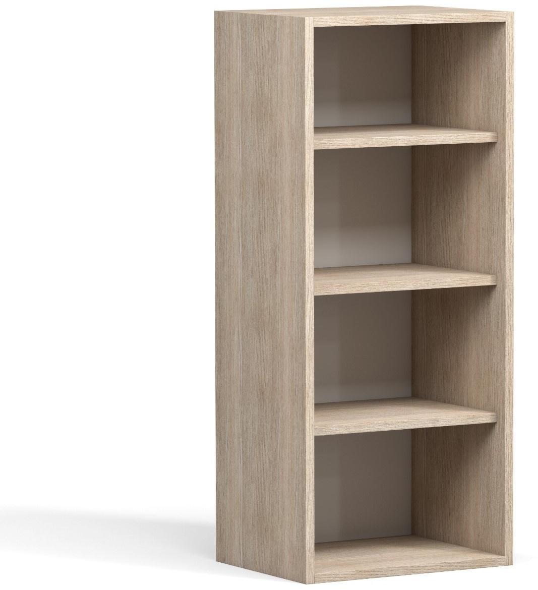 Шкаф навесной Анжелика 400х300х920 Дуб молочный/Ясень