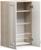 Шкаф навесной с посудосушителем Анжелика 600х300х920 Дуб молочный/Ясень