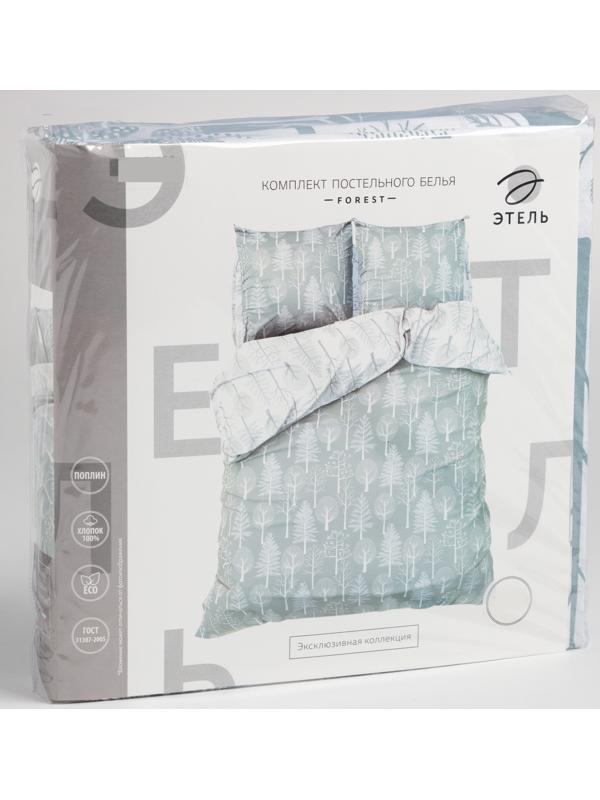 Постельное бельё Этель 2 сп Forest 175х215 см, 200х220 см, 70х70 см - 2 шт