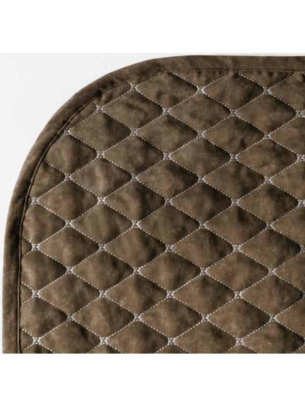 Покрывало с наволочками «Тина», размер 160х230 см, цвет коричневый