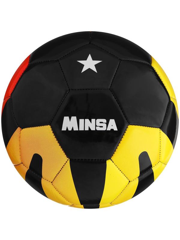 Мяч футбольный MINSA, PU, машинная сшивка, 32 панели, р. 5