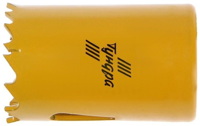 Коронка биметаллическая ТУНДРА, 25 мм, M14