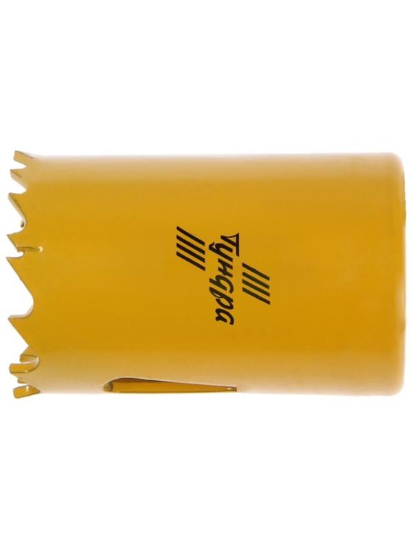 Коронка биметаллическая ТУНДРА, 25 мм, M14