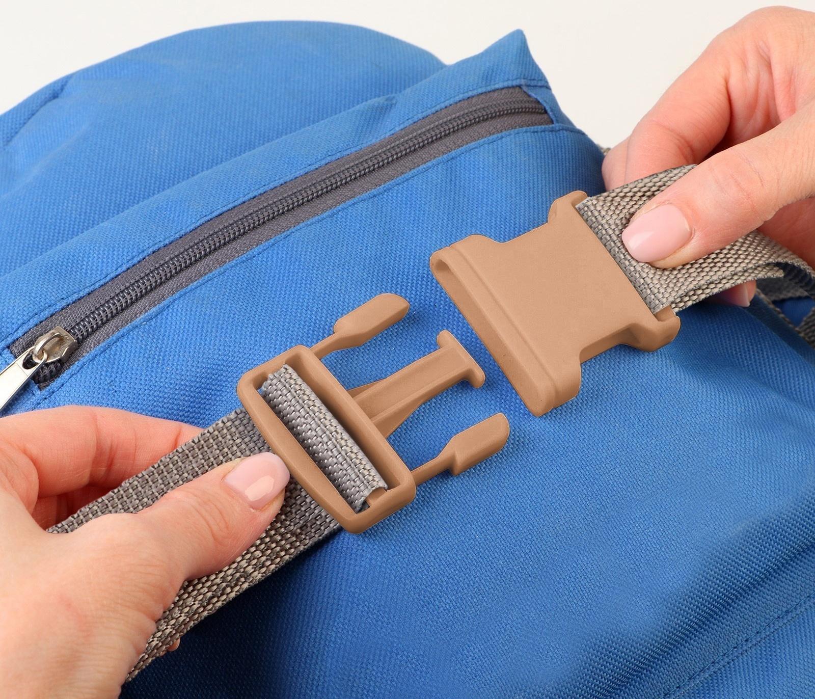 Фастекс 38 мм, нагрузка до 15 кг, 10 шт, цвет песочный