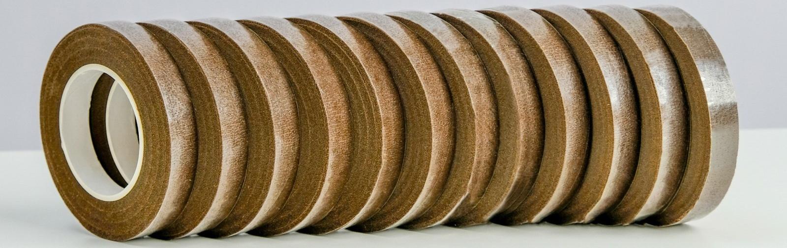 Тейп-лента, коричневая, 13 мм, 27,3 метра