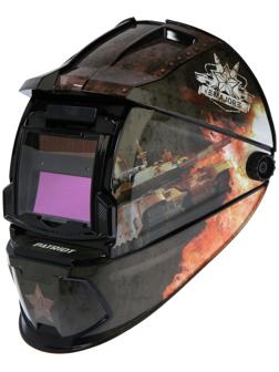 Маска сварщика PATRIOT WH 300, хамелеон, 110х90 мм, DIN 9-13, откидное стекло