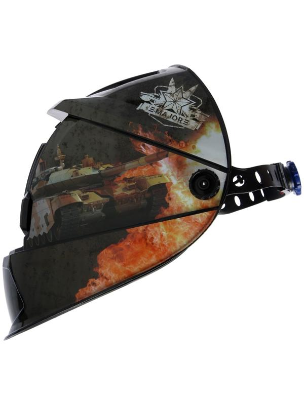 Маска сварщика PATRIOT WH 300, хамелеон, 110х90 мм, DIN 9-13, откидное стекло