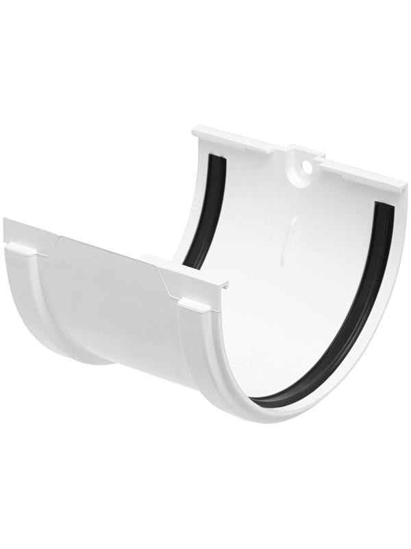 Соединитель желобов Döcke STANDARD, Белый, 120мм.