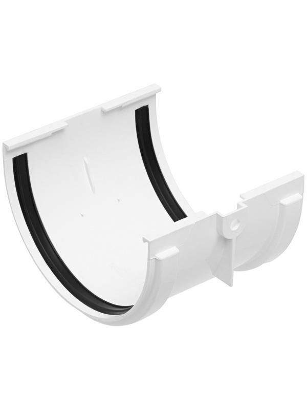 Соединитель желобов Döcke STANDARD, Белый, 120мм.