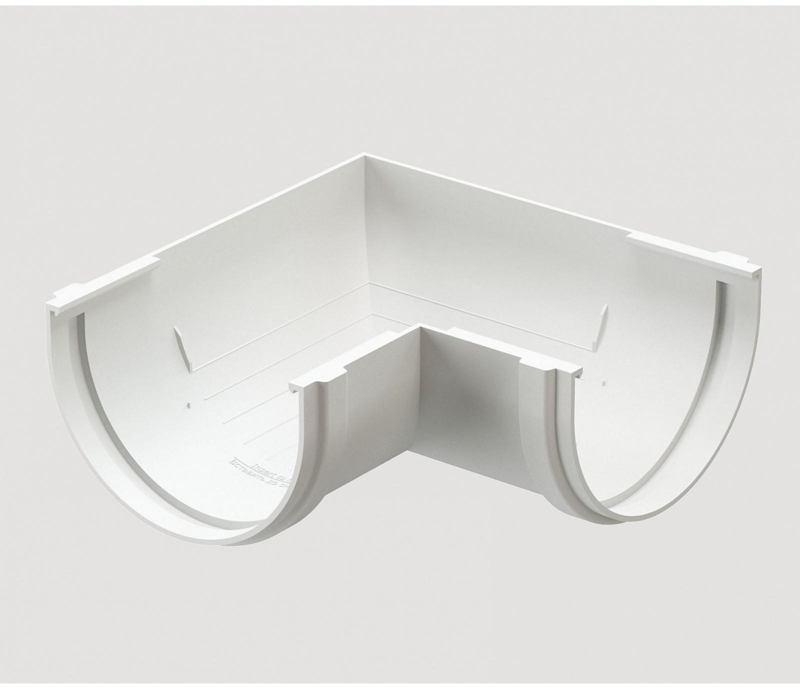 Угловой элемент Döcke STANDARD, Белый, 120мм * 90˚