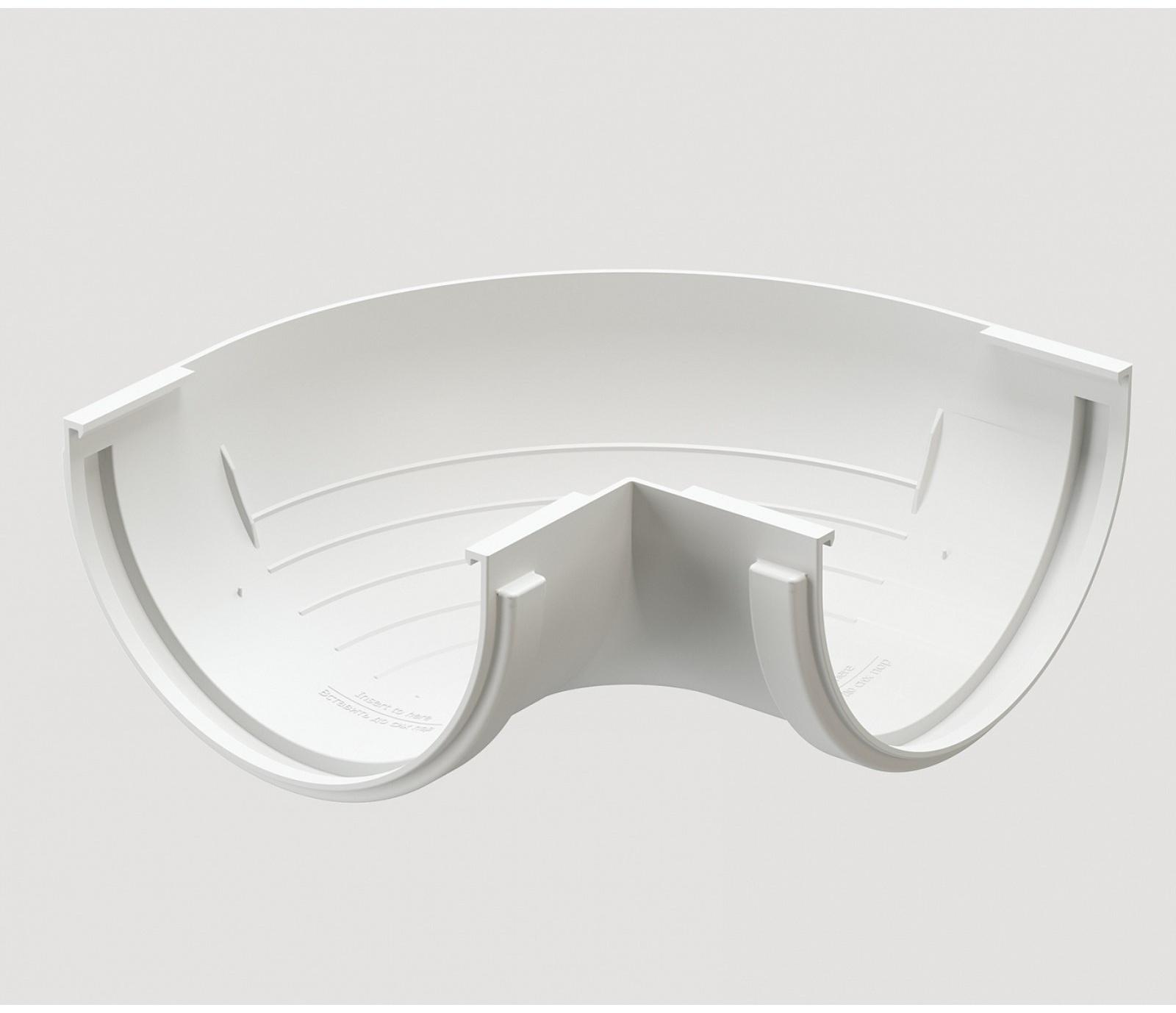 Угловой элемент, внешний Döcke STANDARD, Белый, 120мм * 90˚