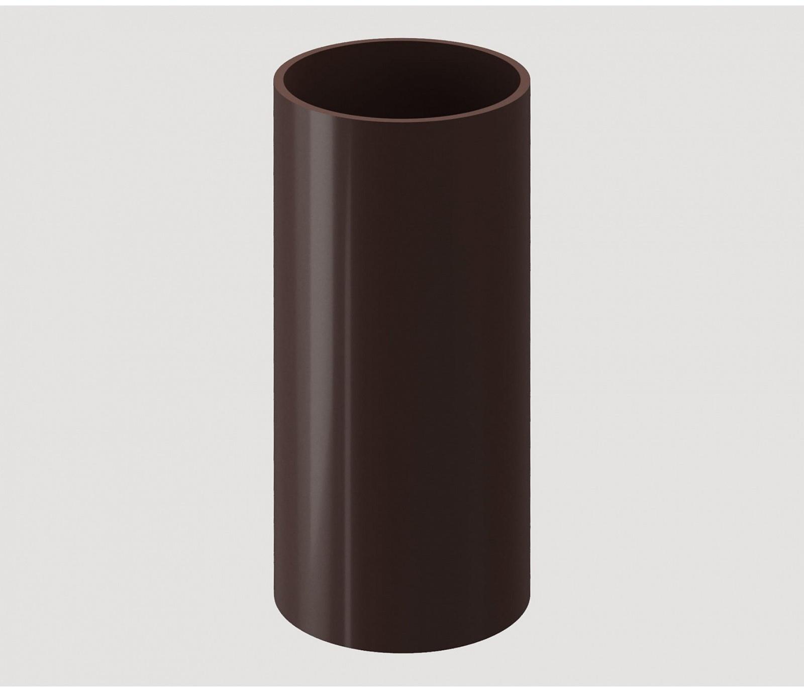 Труба водосточная Döcke STANDARD, Коричневый, 80мм * 3м.