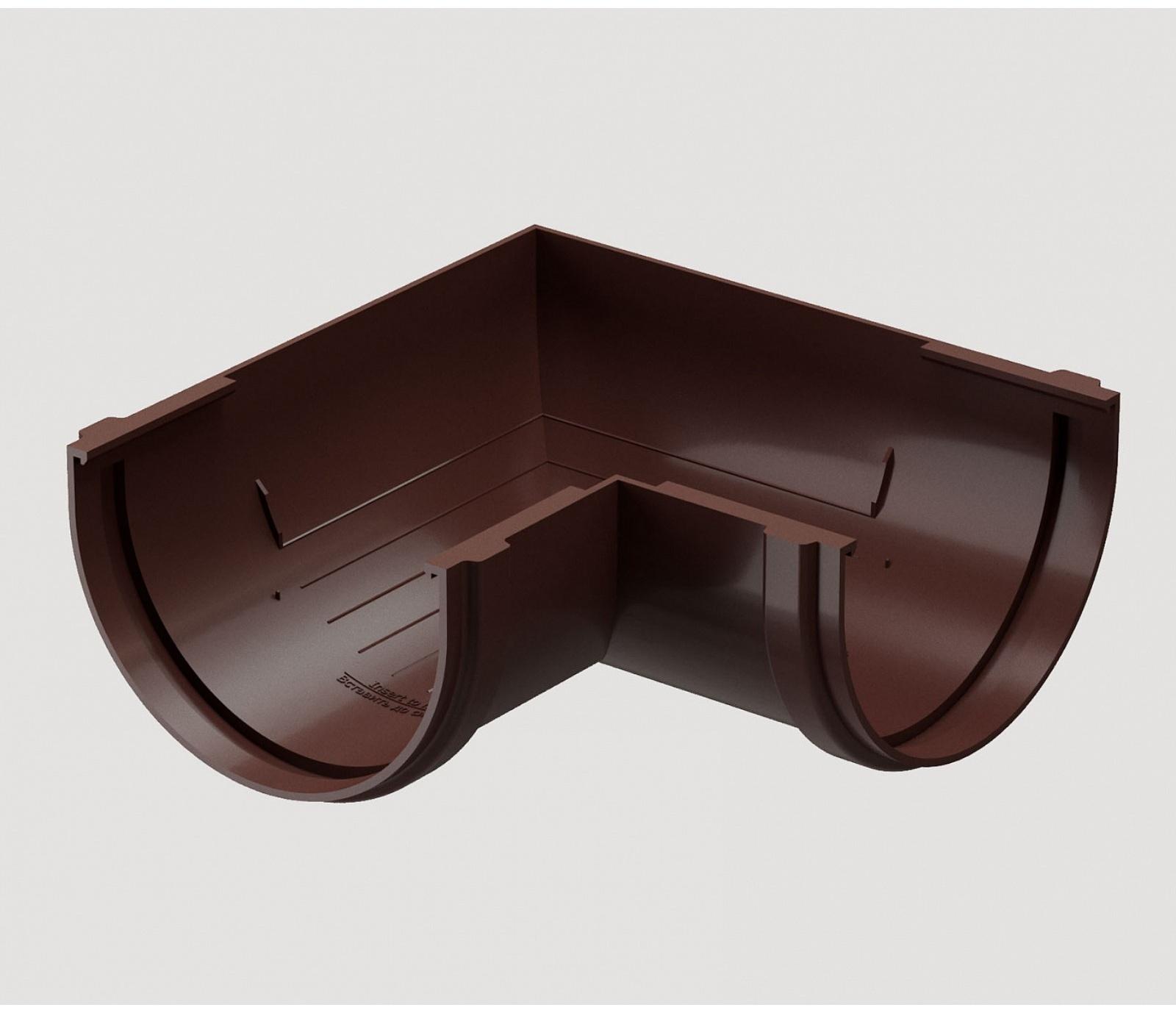 Угловой элемент Döcke STANDARD, Коричневый, 120мм * 90˚