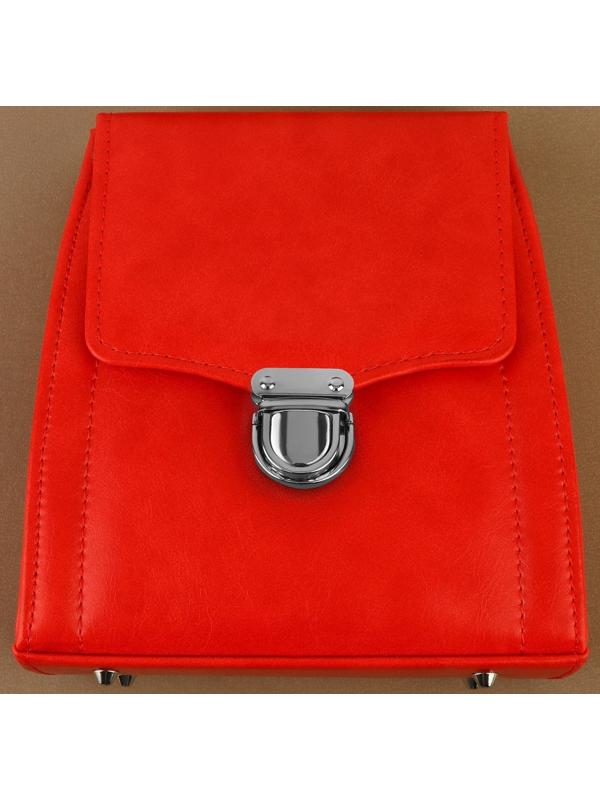 Застёжка для сумки, 4,3 × 3,8 см, цвет серебряный